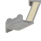 Scratcher platform mounted on wall