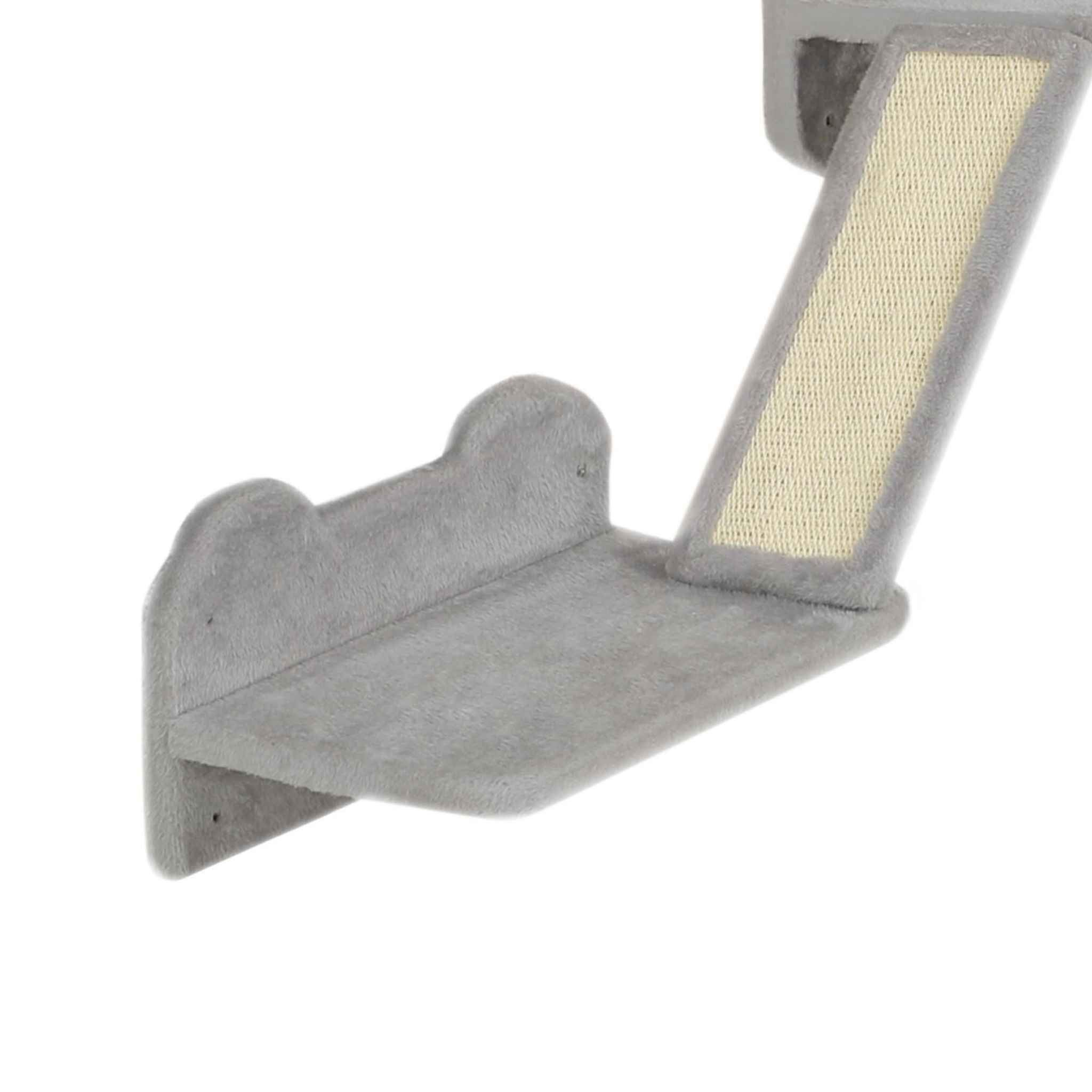 Scratcher platform mounted on wall