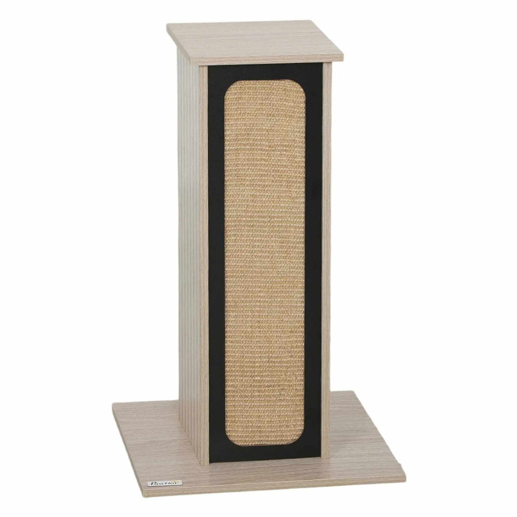 Scratching post with replaceable scratching boards