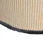 Sisal rope scratching surface on cat barrel