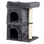 Small dark grey cat tree