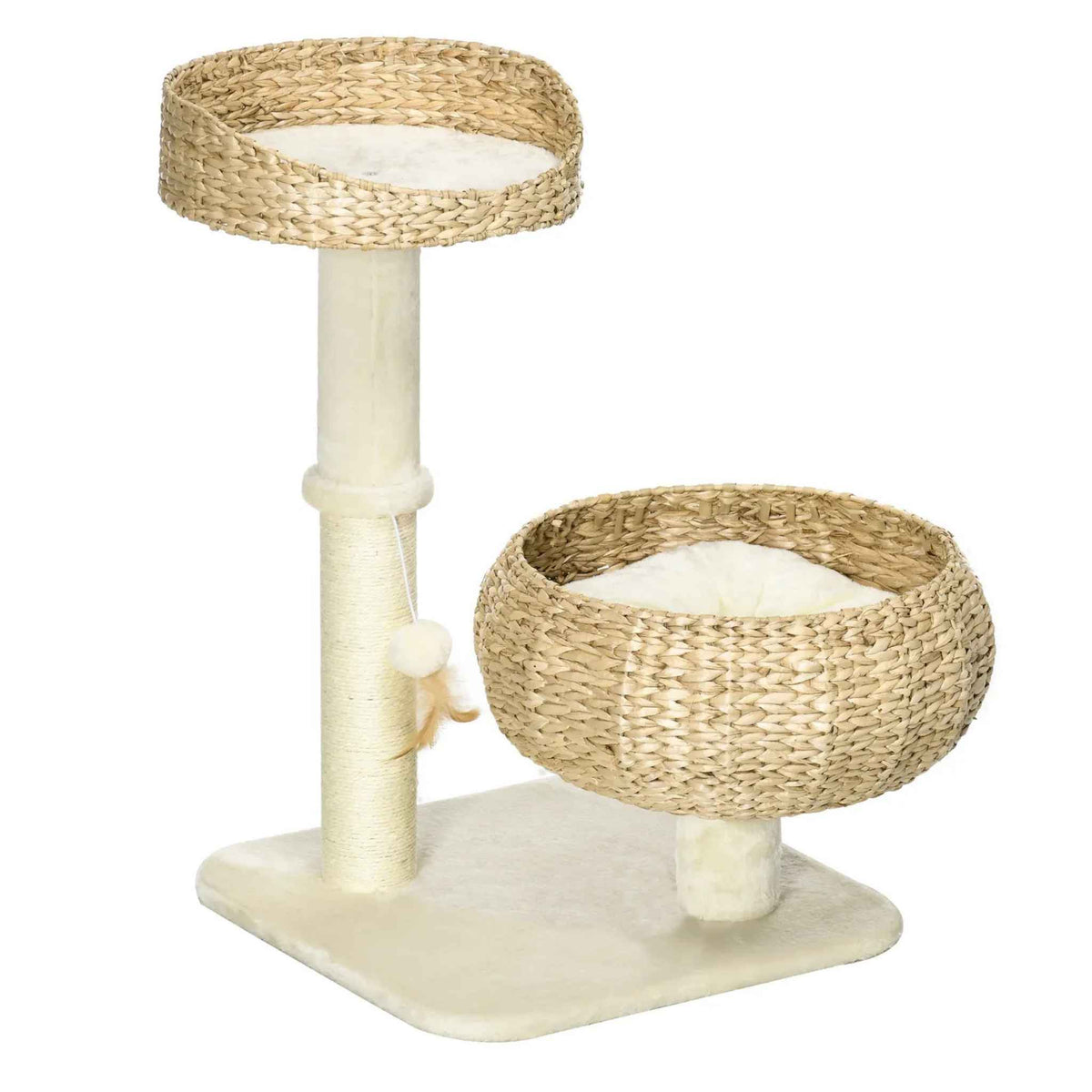 Small wicker cat tree