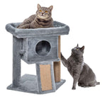 Small 57cm tall grey cat tree