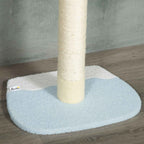 Stable base on cream cat tree