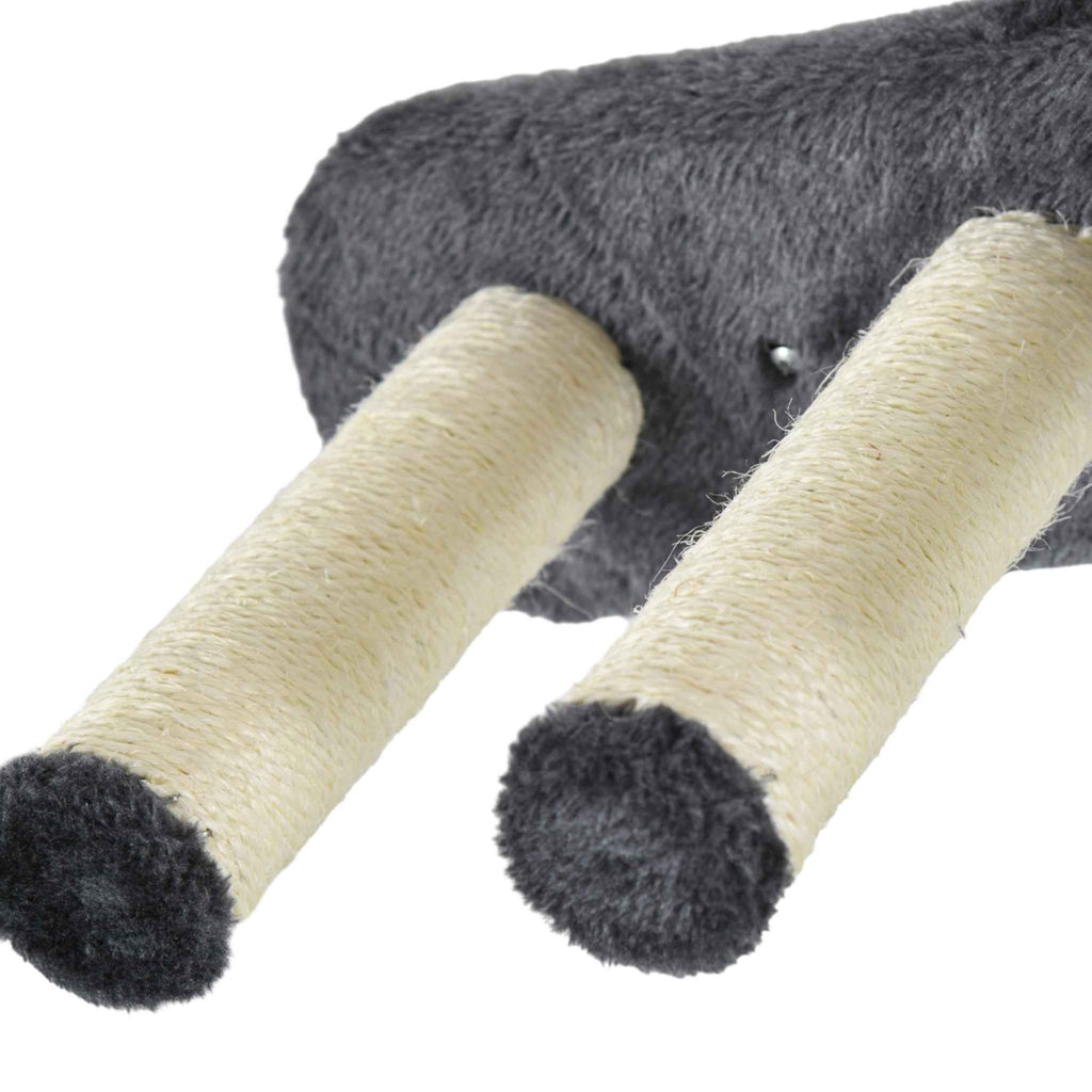 Twin sisal rope posts