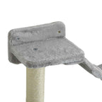 Wall mounted cat tree perch