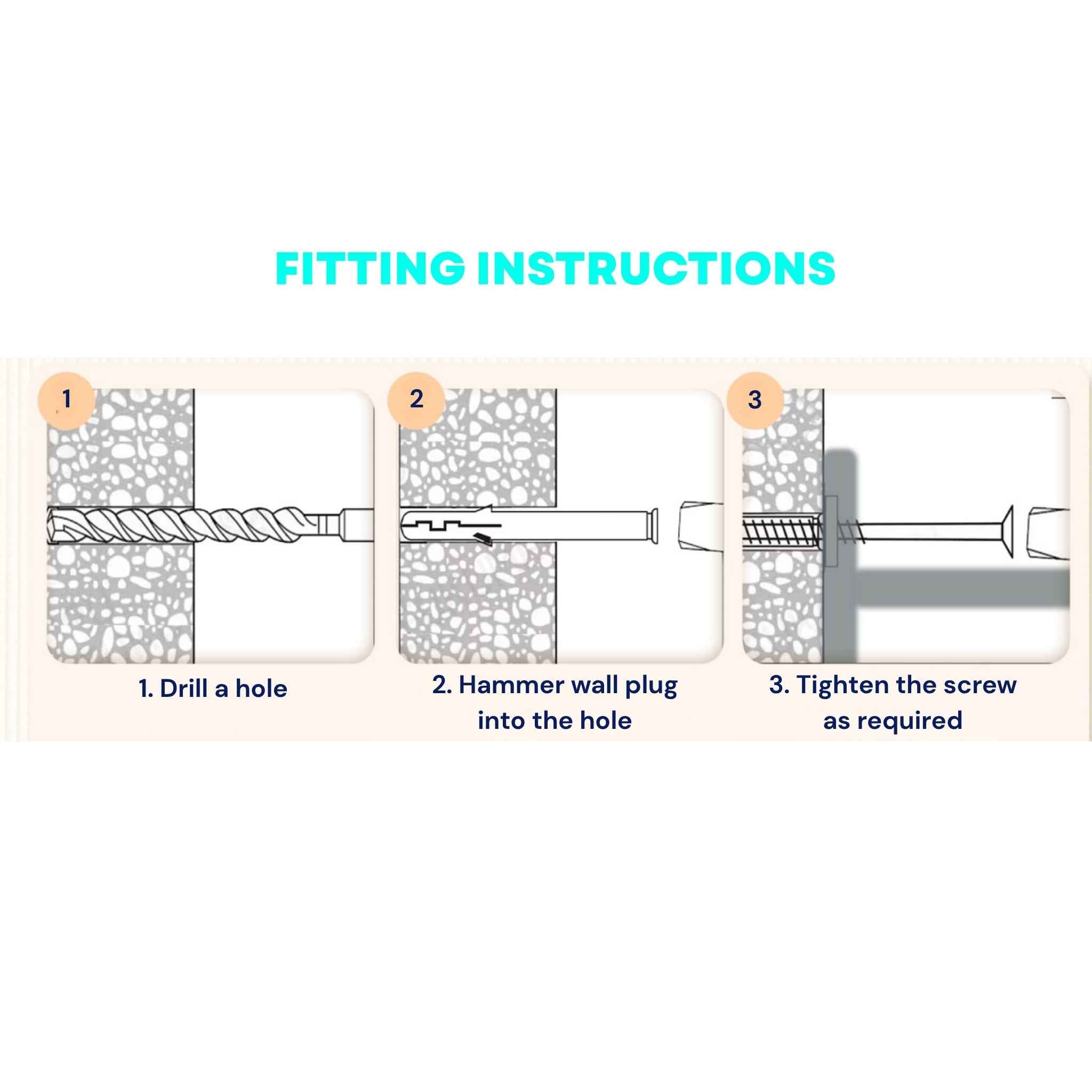 wall mounted cat tree fitting instructions
