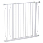 White adjustable dog gate 75-95cm x 76cm
