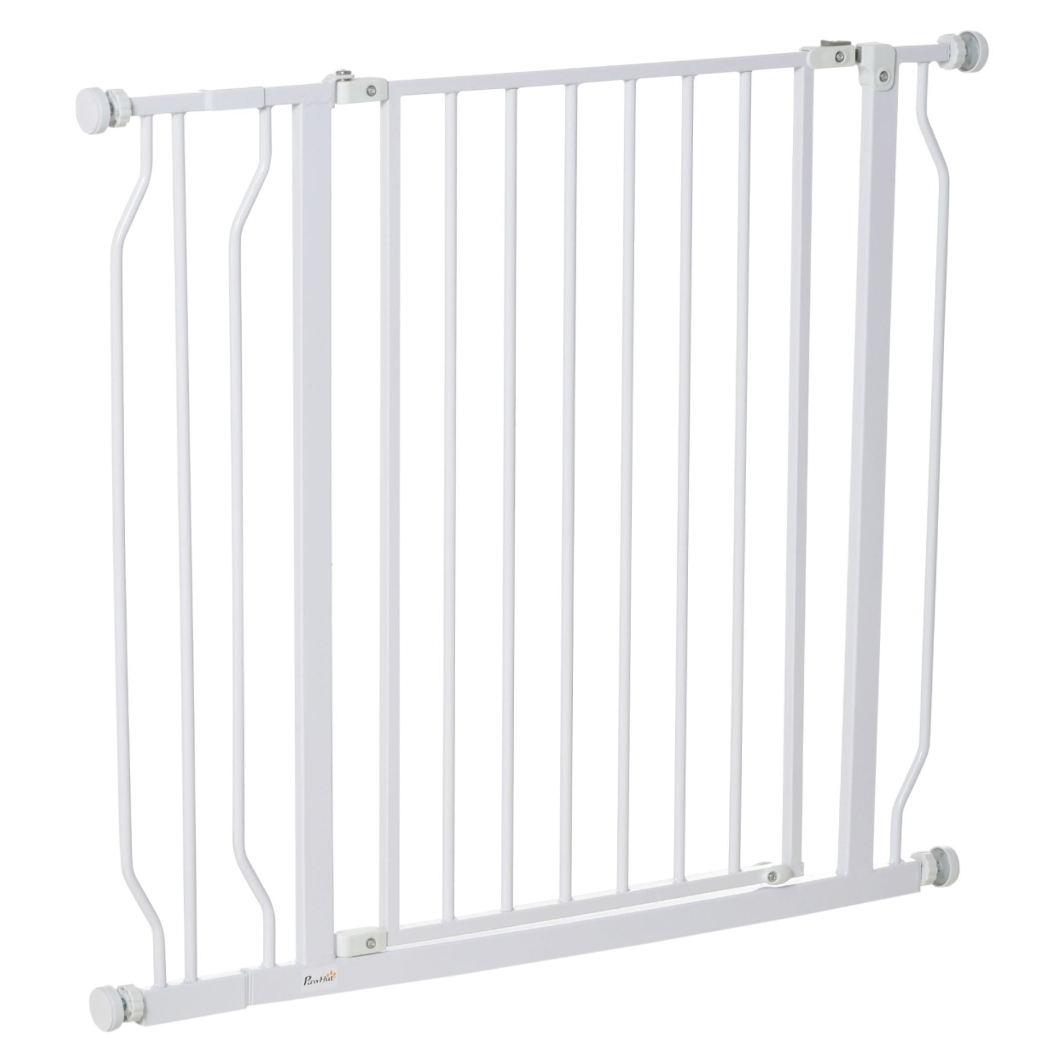 White adjustable dog gate 75-95cm x 76cm