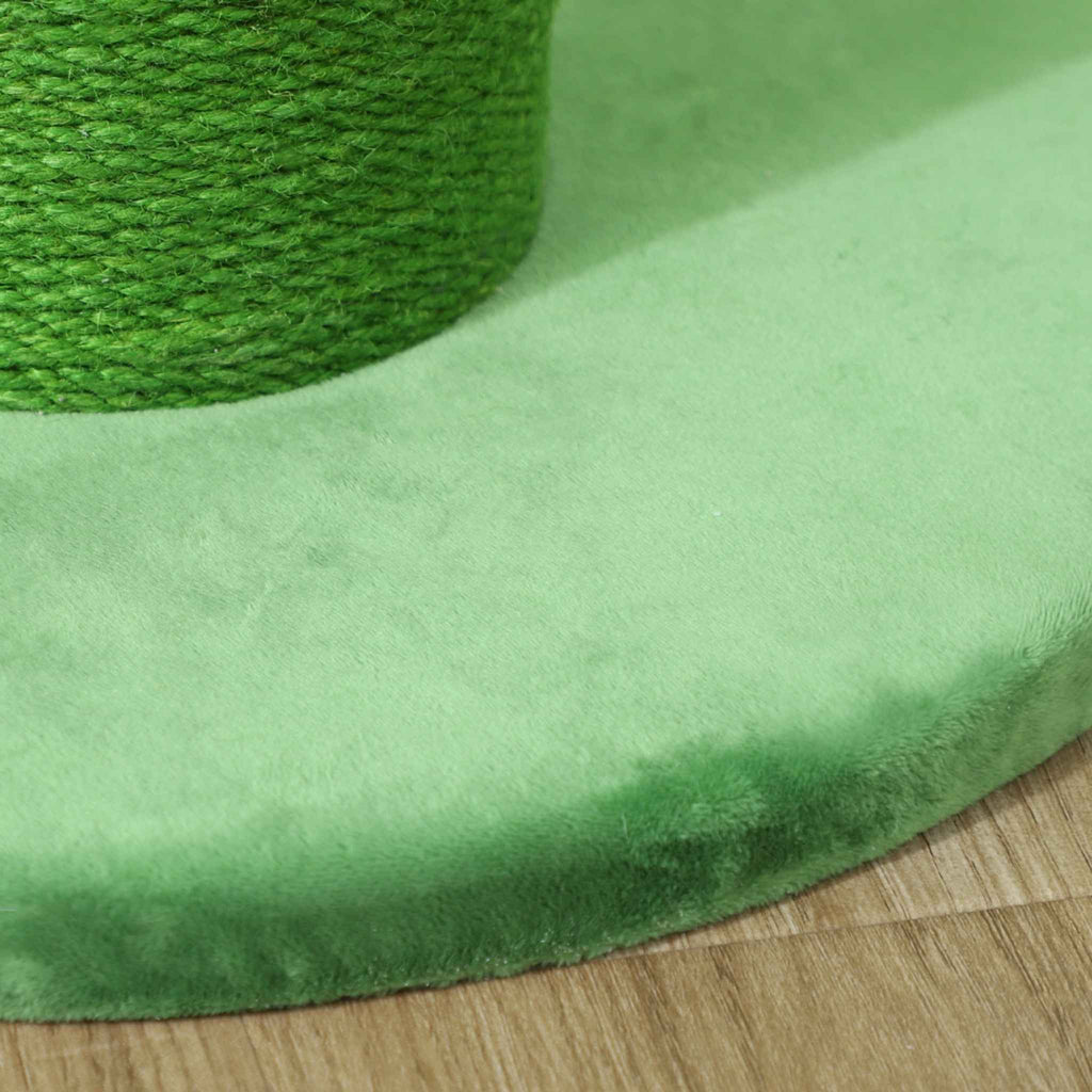 Wide anti tip green fabric base