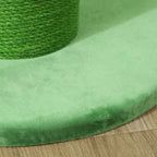 Wide anti tip green fabric base