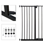 Wide pet gate adjustable width kit