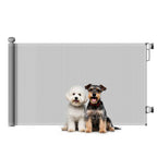 Wide pet gate for stairs grey 146cm x 86cm